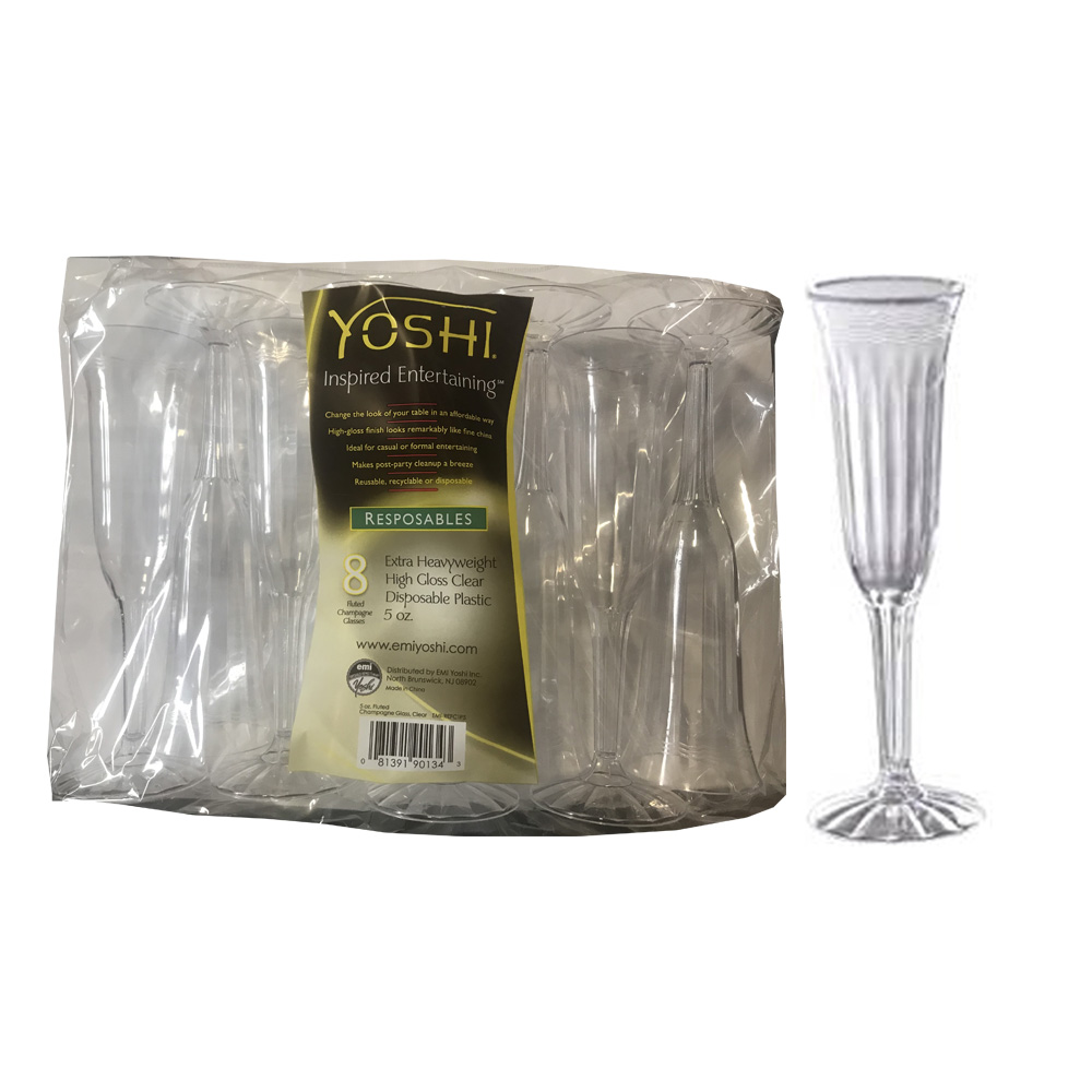5 OZ FLUTED CHAMPAGNE GLASS EMI   (EMI-REFC1P5) ONE PIECE