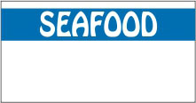 1110 SEAFOOD MONARCH LABEL BLUE