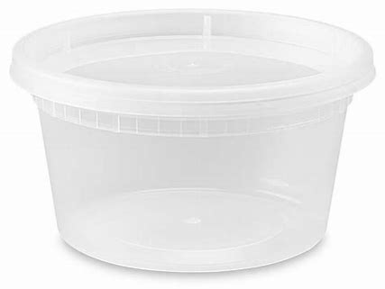 12 OZ. HEAVY DUTY DELI  CONTAINER COMBO   240/CS