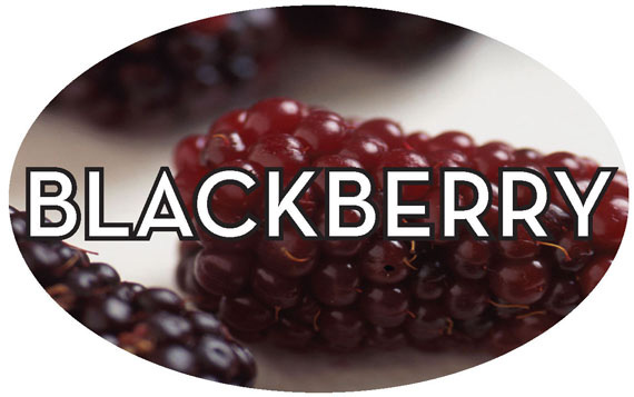 BAKERY LABEL BLACKBERRY REALISTIC