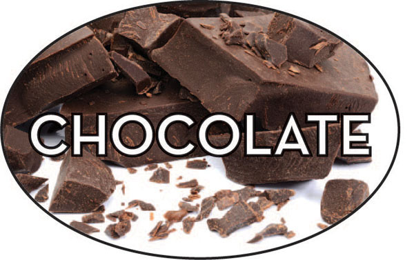 BAKERY LABEL CHOCOLATE REALISTIC