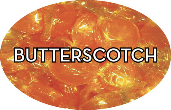 BAKERY LABEL BUTTERSCOTCH REALISTIC