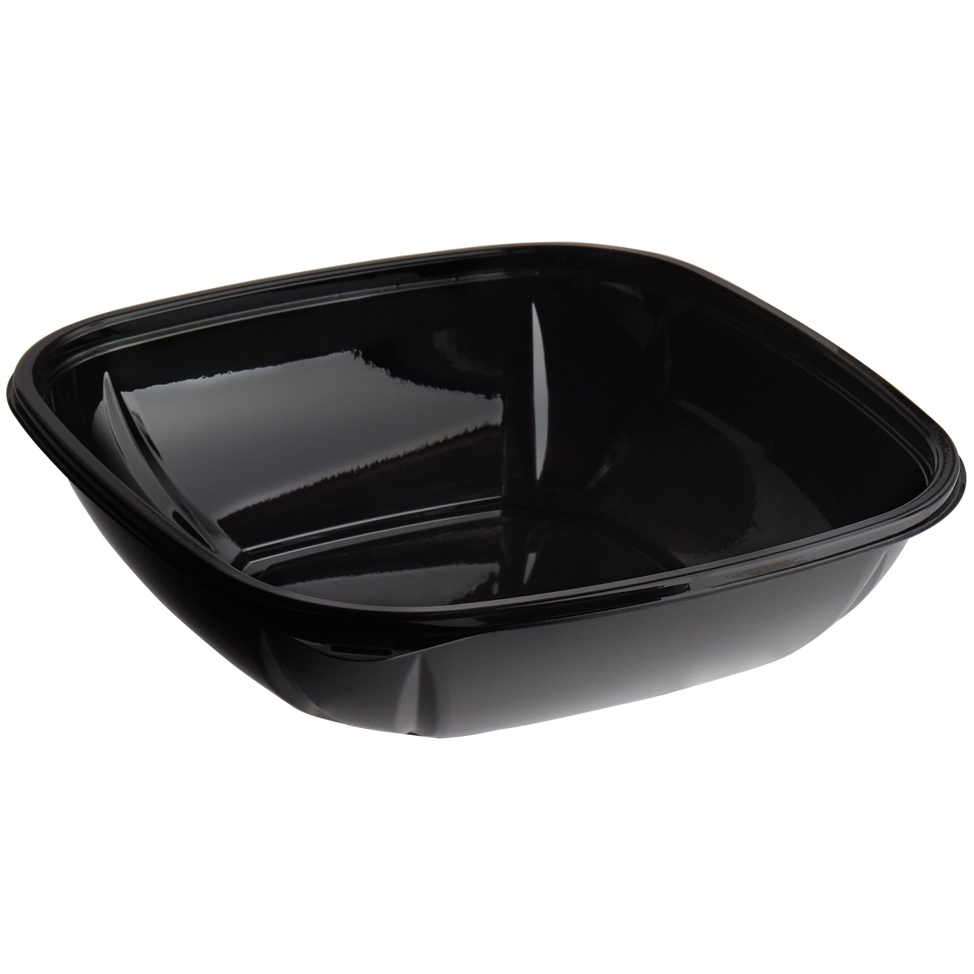 32OZ. SQUARE BLACK PET BOWL 15032M-BK 300/CASE