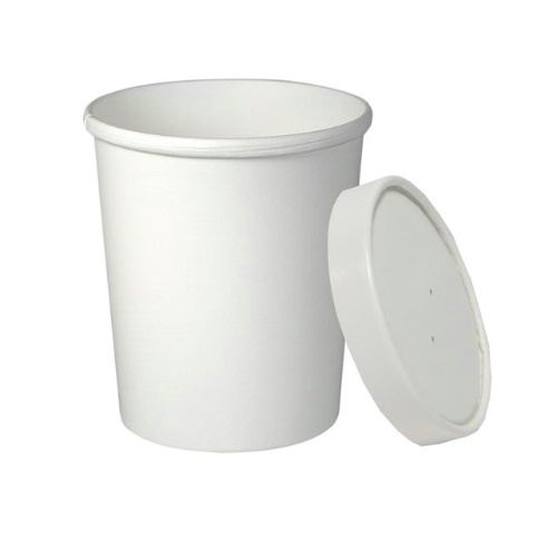 16 OZ WHITE PAPER FOOD CONT  COMBO  250