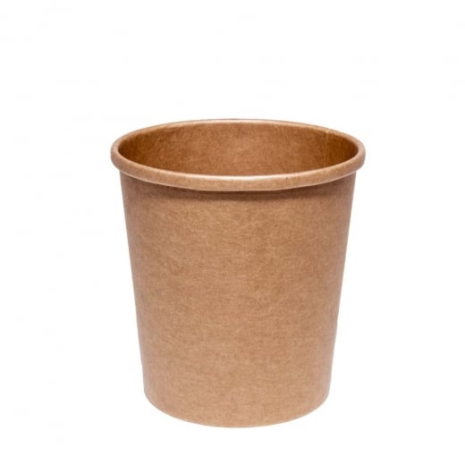 16 OZ KRAFT PAPER SOUP CONTAINER BULK  500/CS