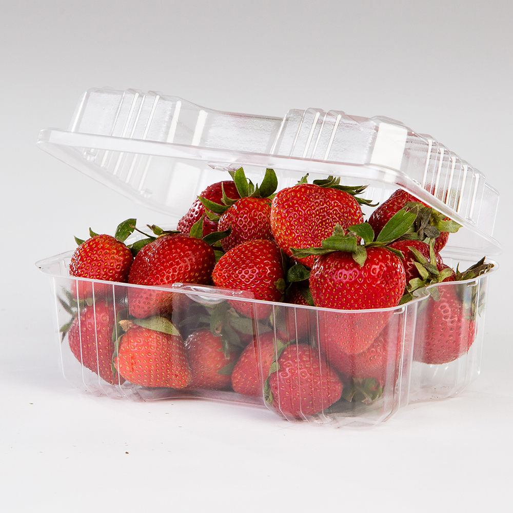 HINGED QUART BERRY CONTAINER VENTED   300/CASE  LBH-491