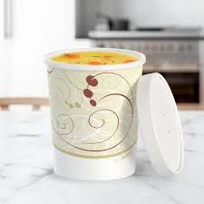 32 OZ SOLO PAPER FOOD CONT.  COMBO SYMPHONY 250/CS  