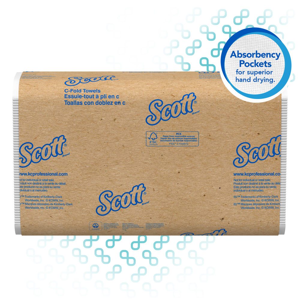 C FOLD TOWEL SCOTT PREMIUM  QUALITY 10510  2400/CS