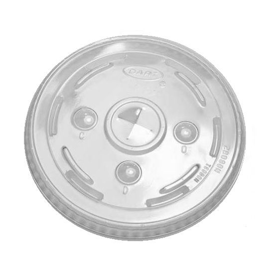 662TS ULTRA CLEAR LID STRAW SLOT  1000/CASE  FITS 92MM 12