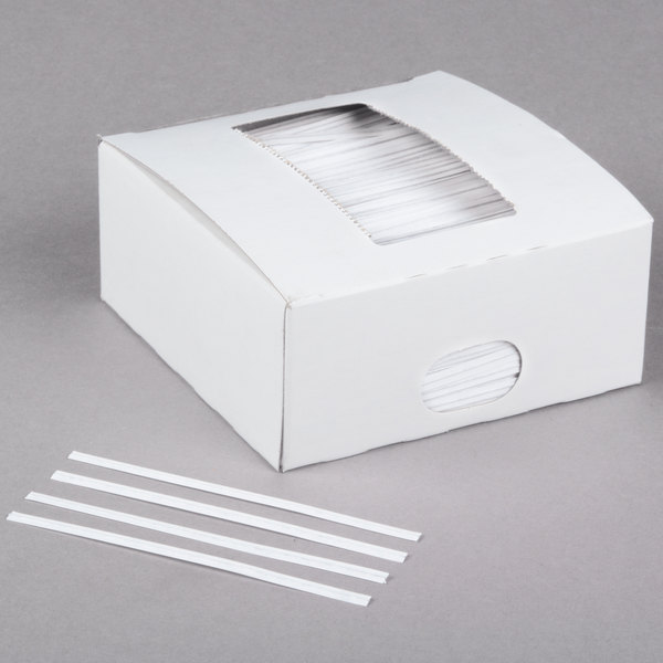 4 TWIST TIES WHITE 2000