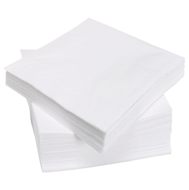 BEVERAGE NAPKINS WHITE 4000  1  PLY