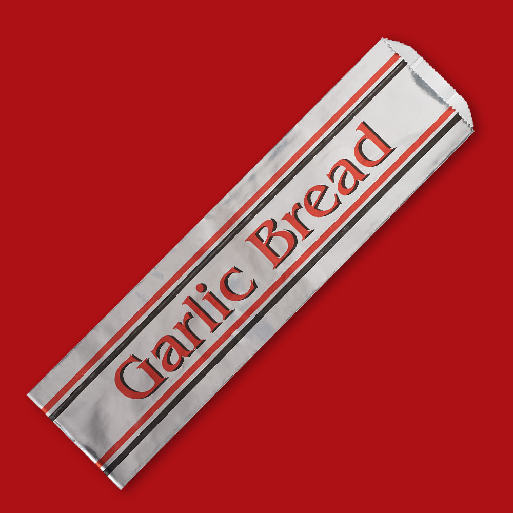 GARLIC BREAD BAG FOIL 500/CASE 5 1/4 x 3 1/4 x 20 BB-52