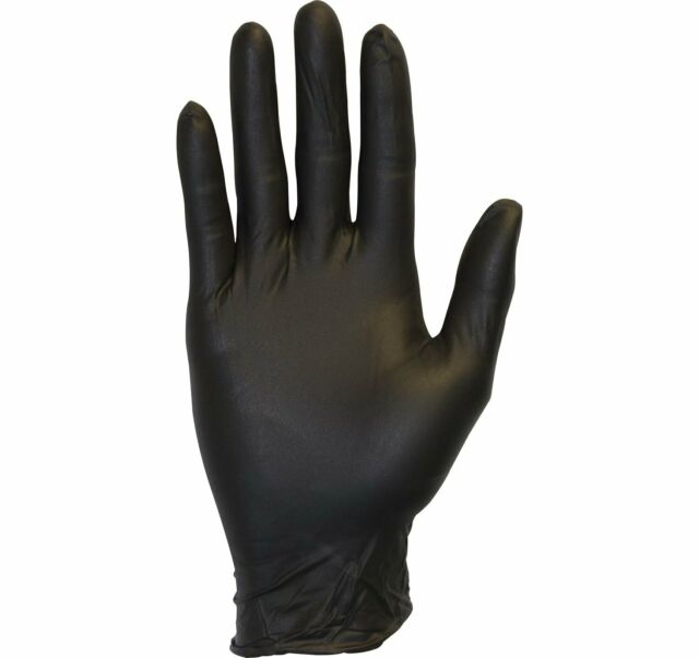 NITRILE GLOVE MEDIUM BLACK PDF  100/BOX 10 BOX/CASE