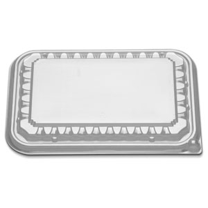 48/64OZ OBLONG LOW DOME LID CL262-645   100/cs