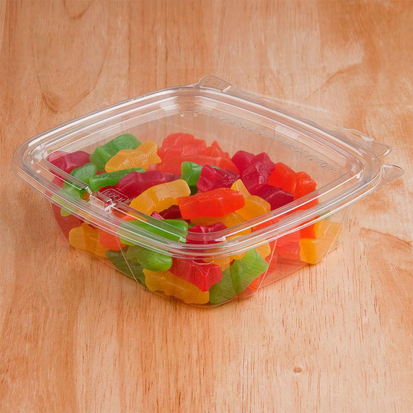 24 OZ. DART CH24DEF HINGED PET  CLEARPAC SAFESEAL CONTAINER 