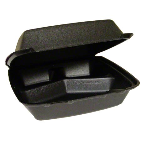 3 COMPARTMENT BLACK FOAM HINGED  85HTB3   200/CS