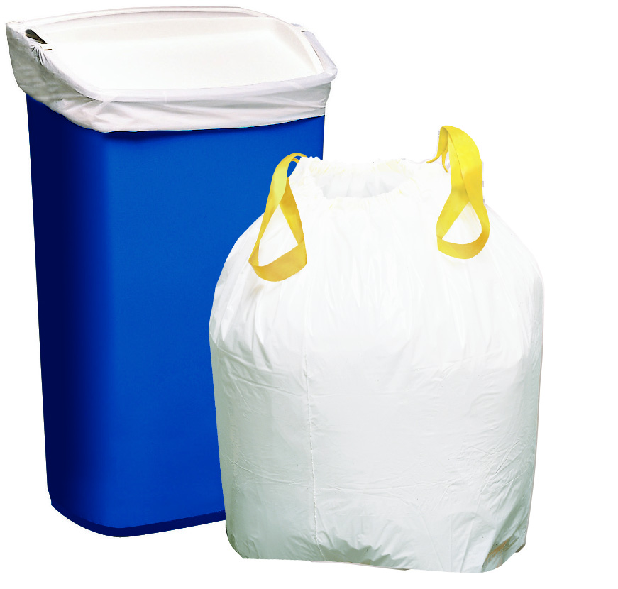 13 GALLON DRAWSTRING TRASH BAG  100/BOX  6 BOXES/CASE