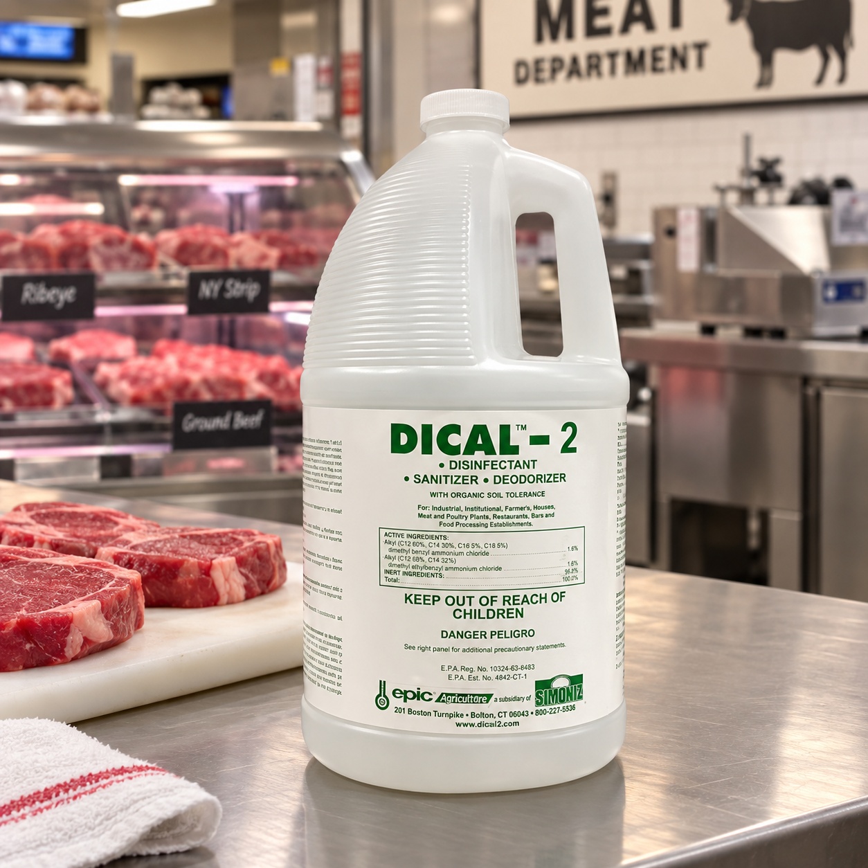 DICAL-2  SANITIZER  4/1 GALLON