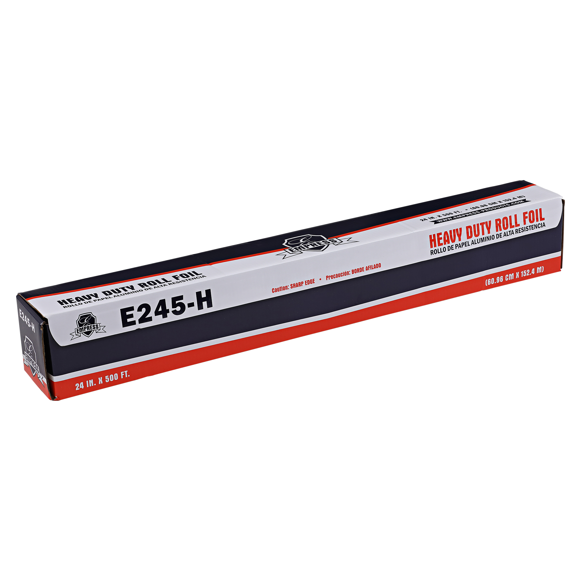 24" X 500 FT HEAVY DUTY  ALUMINUM FOIL ROLL   EACH