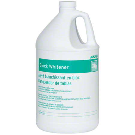 KAY CHEMICAL BLOCK WHITENER   4/1 GAL