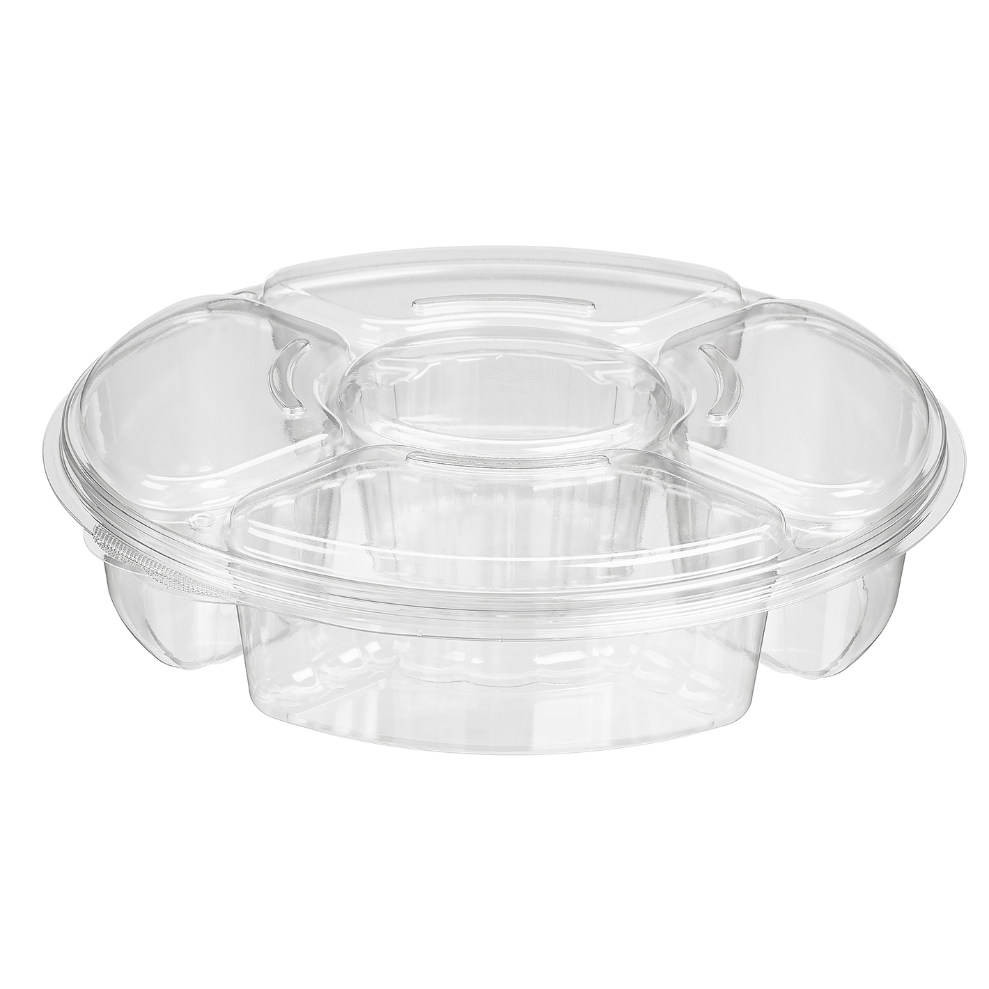 13 INCH PRODUCE TRAY 5  COMPARTMENT   50/CASE PL115C