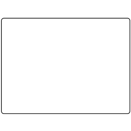 BIZERBA SCALE LABEL 43MM 58MM X 43MM SS511 BLANK 12/1000