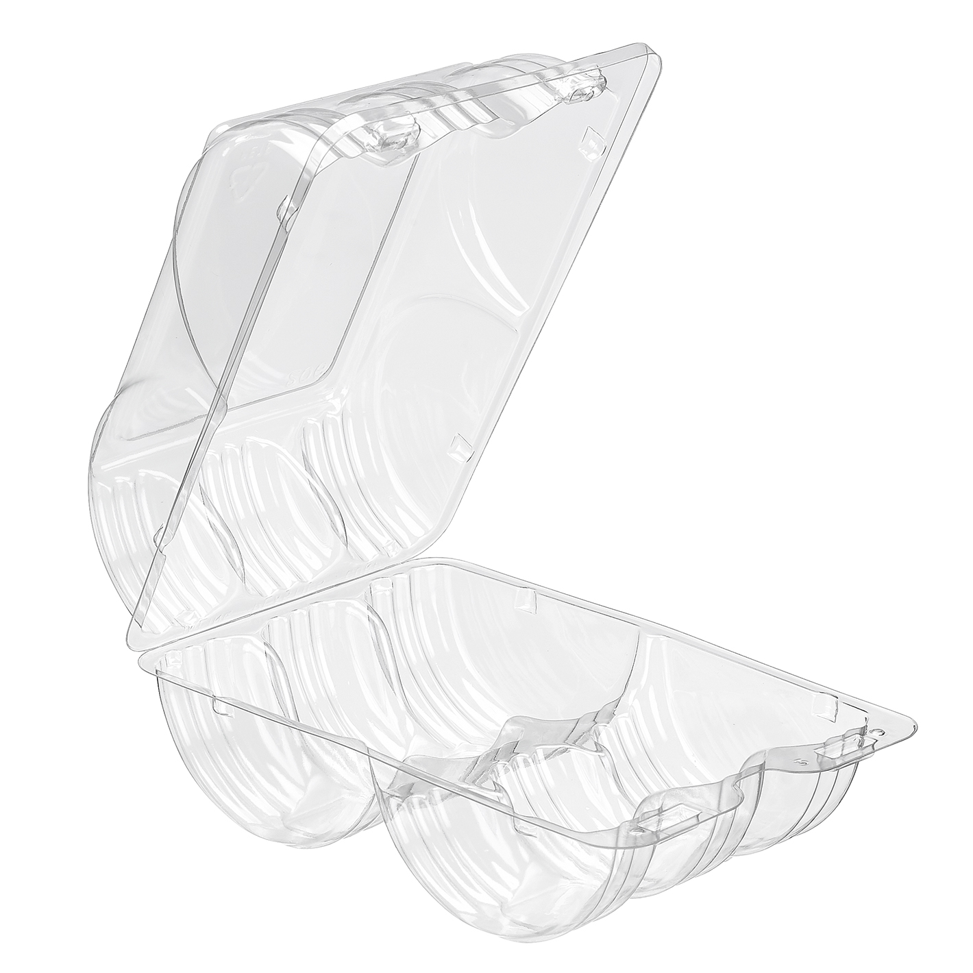 6 COMPARTMENT DONUT CONTAINER  SLP206A  192/CS