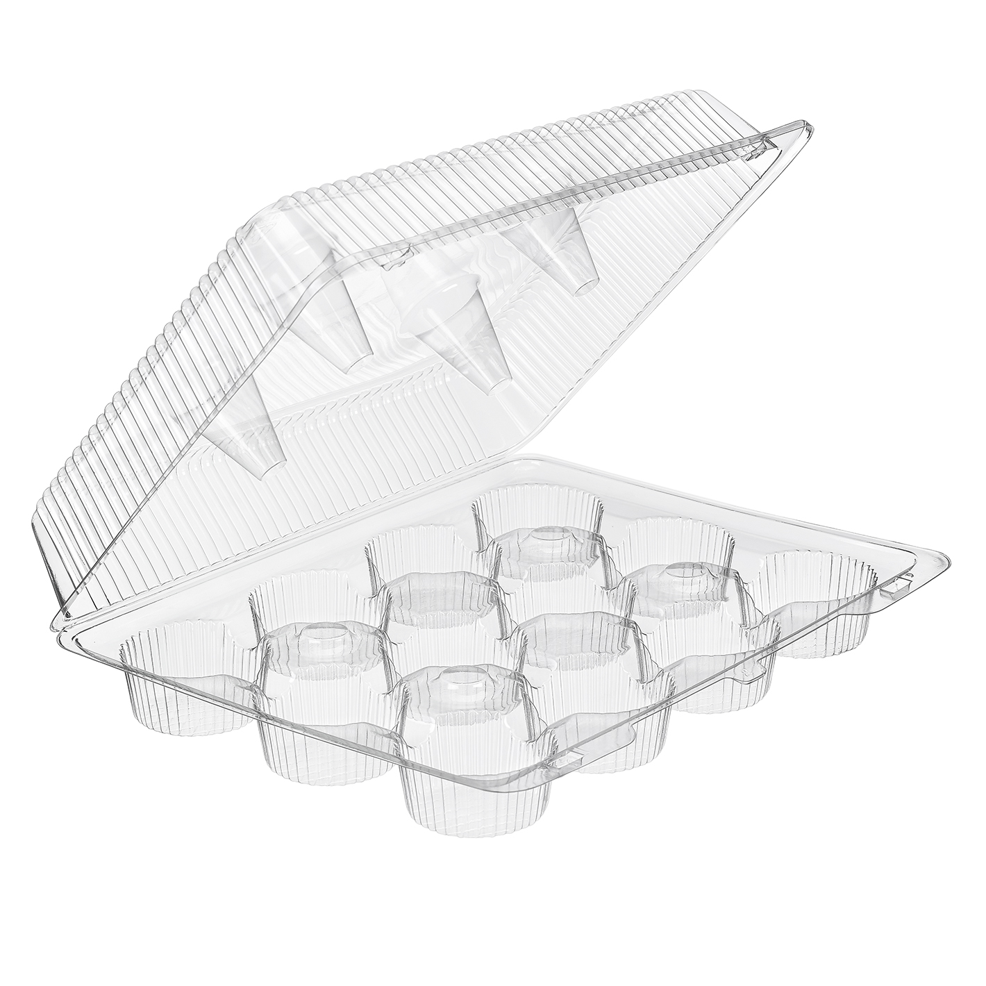 12 CUPCAKE CONT. INLINE SLP212 100/CASE