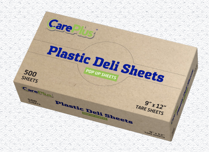 9 X 12 HEAVY PLASTIC TARE SHEETS   2000/CS