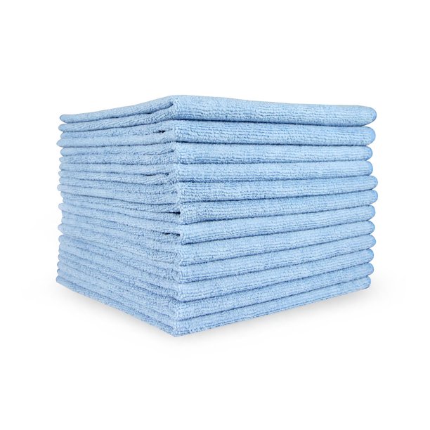 MICROFIBER WIPER CLOTH BLUE 24/CASE 16X16