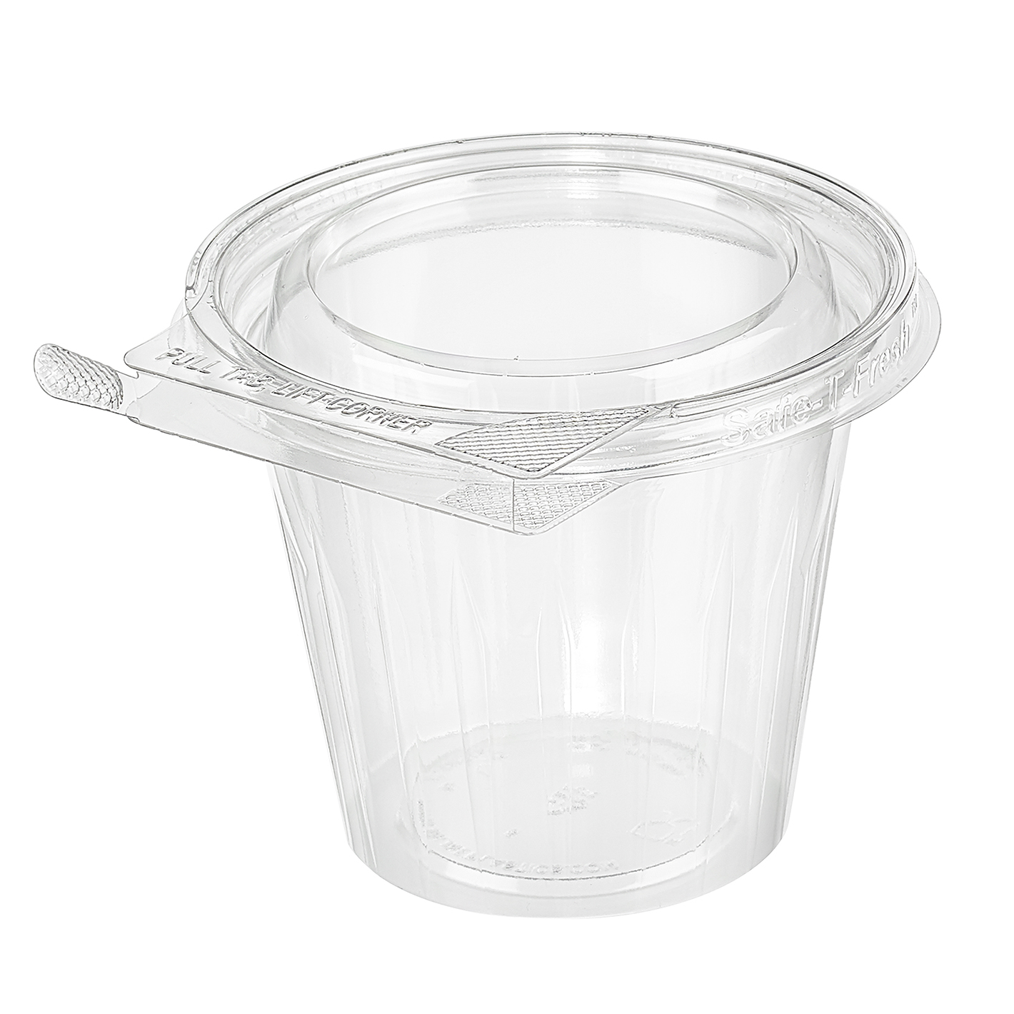 12 OZ TAMPER EVIDENT CUP FLAT  LID INLINE TS12CCR   256/CS