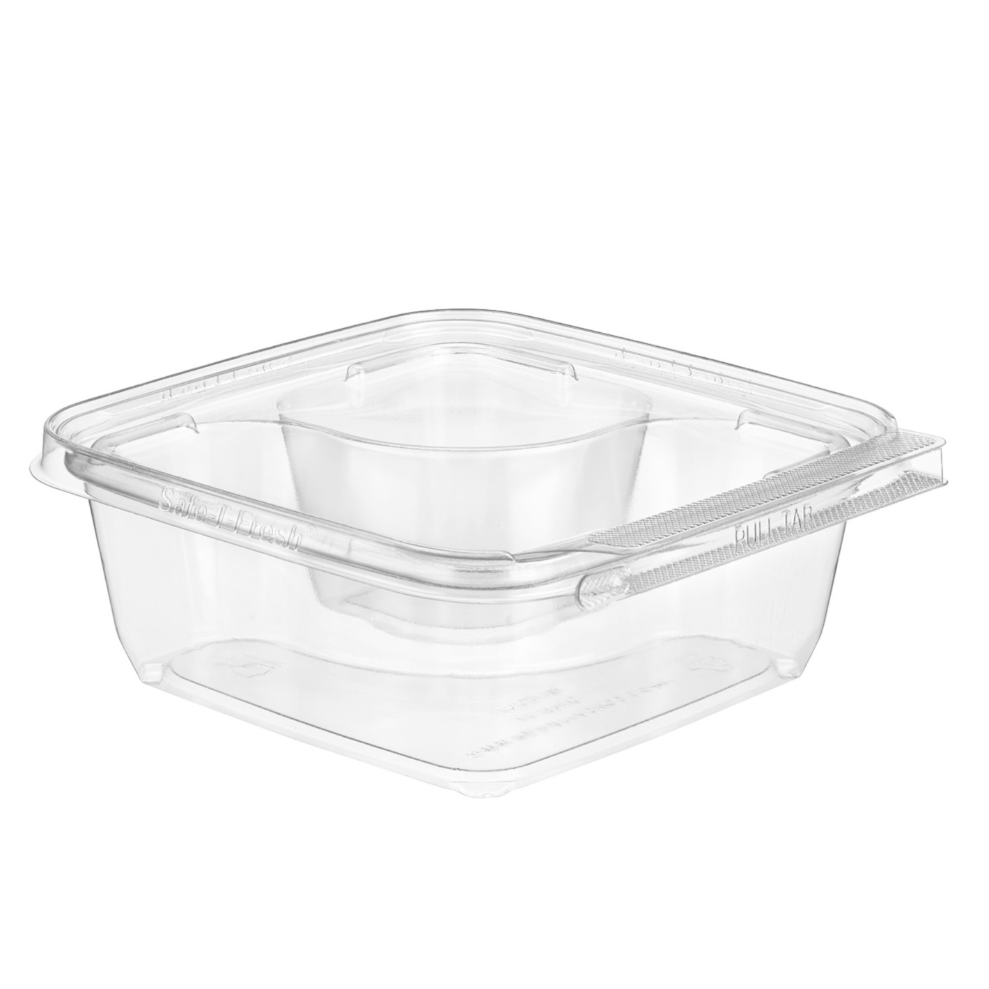 INLINE 2 COMPARTMENT TSSB1R   TAMPER EVIDENT CONTAINER 