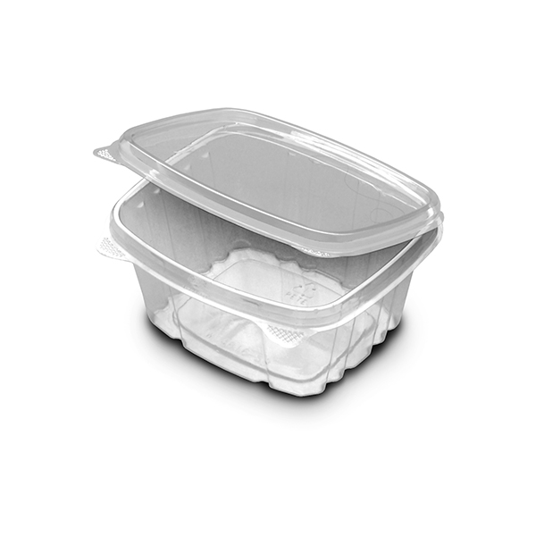 16 OZ VERSAPAK CLEAR HINGED   CONTAINER  220/CS   VH16PC1