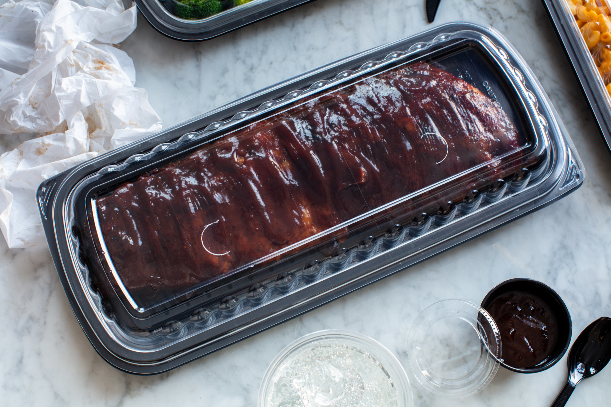 FULL SLAB PLASTIC RIB CONTAINER 80/CASE  