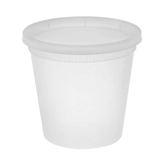 24 OZ. HEAVY DELI CONTAINER COMBO  240/CS  YL2524