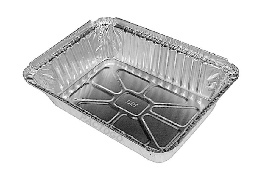 2.25 LB ALUMINUM OBLONG CONTAINER DURABLE 250-30-50X