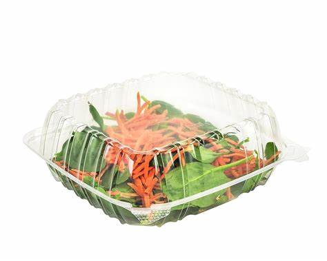 C95PST1  9.5 X 9 CLEAR HINGED  CONTAINER  200/CS