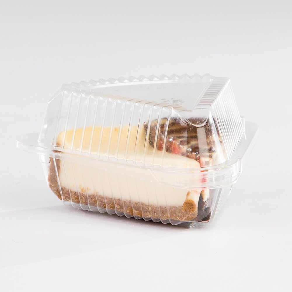 CLEAR HINGED PIE WEDGE PACTIV SHOW PIE  504/CS CI89019
