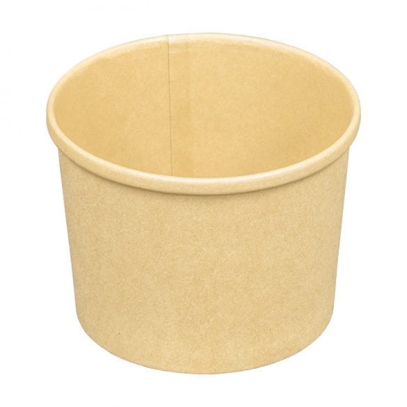 12 OZ KRAFT PAPER SOUP CONTAINER BOTTOM ONLY  500/CS