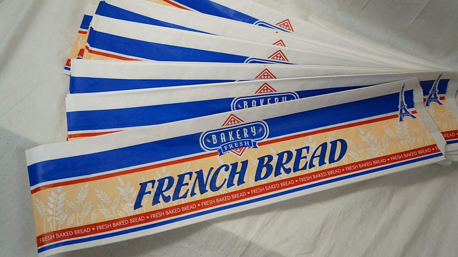 4.5 X 2.5 X 24 FRENCH BREAD BAG W/BAKERY FRESH PRINT 