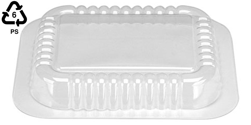 1 LB. ALUM. CONT PLASTIC DOME LID LD23   1000/CS