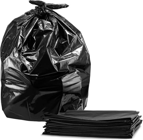 38 X 58 OR 22 X 16 X 58 BLACK HEAVY LINER 100/CS LOOSE