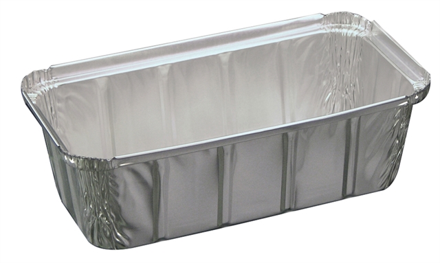2 LB LOAF ALUMINUM CONT.  Y60835 300/CS   8.5 x 4.5 x 