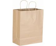 13 X 6.5 X 17 SENIOR CORD KRAFT PAPER SHOPPER BAG  