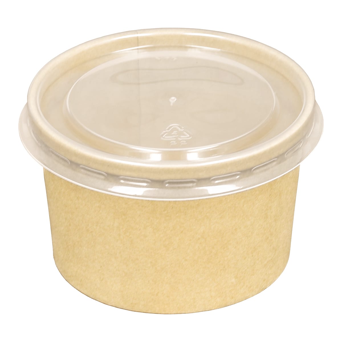 SMALL POLY PRO LID FITS 16 OZ KRAFT PAPER SOUP