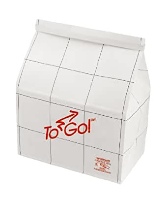 TO GO - HOT FOODS DELI BAG W/TIN TIE 8.25 X 5.25 X 10.75
