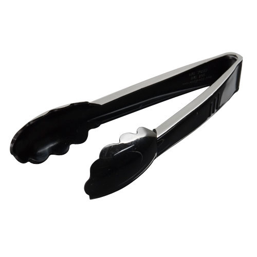 9&quot; HEAVY BLACK TONGS EMI-209  24/CS
