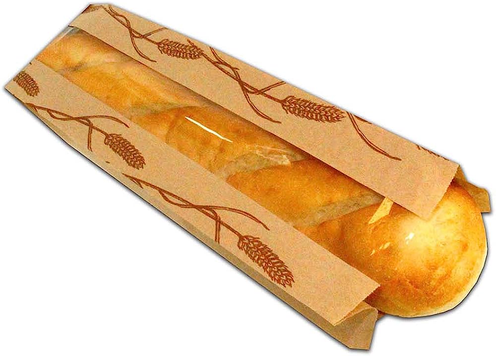 PANEL WINDOW BREAD BAG 6.5 X 2.5 X 18 (632WDN) 1000/CS 
