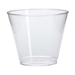 9 OZ. SQUAT PLASTIC TUMBLER   500/CS   WNA T-9S