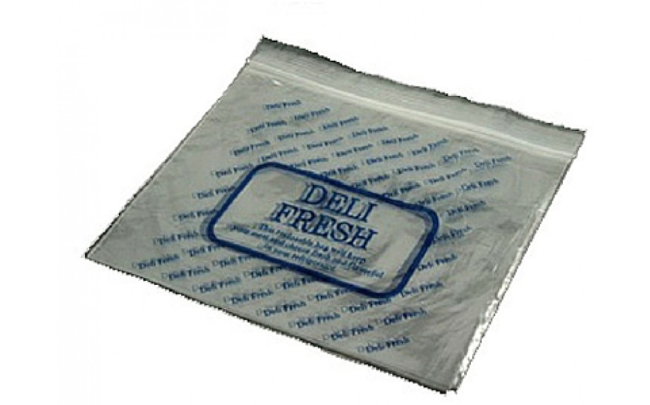 DELI BAG ZIP LOCK STOCK PRINT 10 x 8  1000/CS